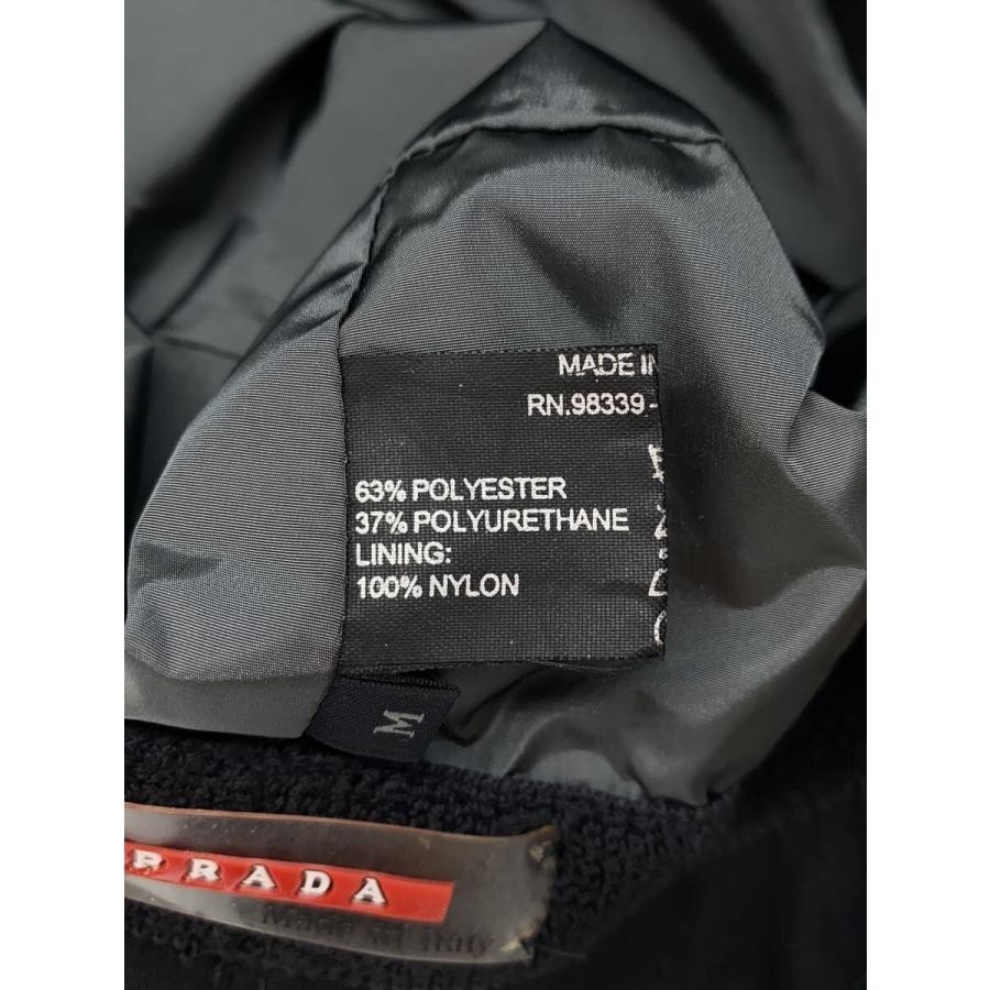 PRADA Hat Solid Classic 22.4in Polyester Black Au… - image 6