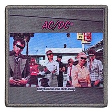 AC/DC Patch Dirty Deeds Done Dirt new Official Size One Size