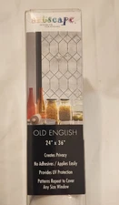 4 pack Artscape Light Effects Old English Textured Stained Glass Applique Window