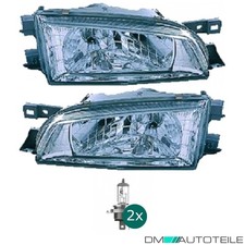 Scheinwerfer glasklar Depo H4 Set passt für Subaru Impreza (GC) ab 1992-2000