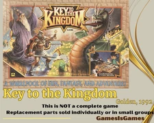Board Game Parts: KEY TO THE KINGDOM, Golden, 1992, replacement pieces
