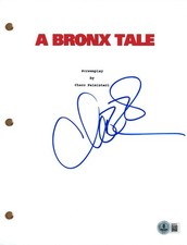 Chazz Palminteri Signed Autograph A Bronx Tale Movie Script Screenplay BAS COA