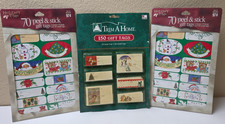 290 etiquetas de regalo de papel navideño vintage Kmart y Walmart EE. UU. 3 paquetes
