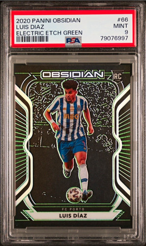 Luis Diaz [Green] #66 2020 Panini Obsidian card