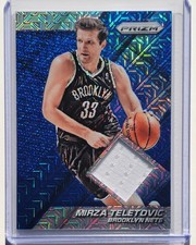 Mirza Teletovic Blue Mojo Jerseys Panini Prizm 2014-15 Card #22 Brooklyn Nets