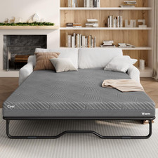 Dual-Side Full Size Sofa Bed Mattress 4 Inch, 2-In-1 Cooling Gel  Warm Side Ues