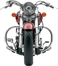 Cobra Steel Motorcycle Freeway Bars - Chrome or Black - USA Made 01-1118B