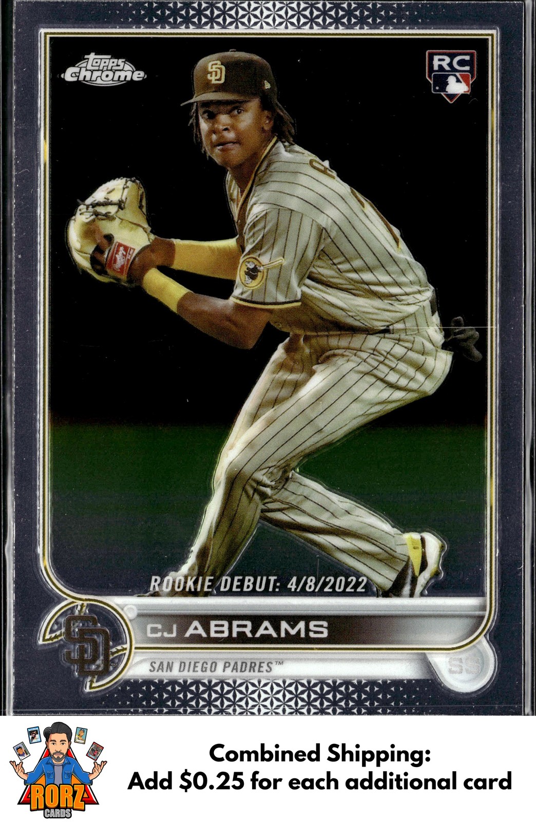 2022 Topps Chrome Update #USC102 CJ Abrams RC