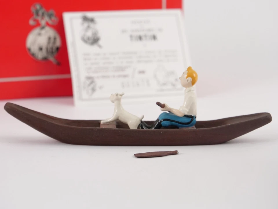 Pixi N° 4546 TINTIN Y Milou En Pirogue La Oreja Rota En Caja N° 167 De 1994 - Imagen 2 de 4