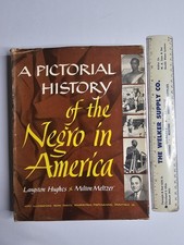 1956 Pictorial History of the Negro in America SIGNED Langston Hughes & Meltzer
