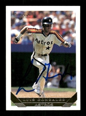 1993 Topps Gold #362 Luis Gonzalez  signed autograph EAA1 BXCP71