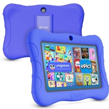 Contixo 7" Kids Tablet - Dark Blue - 32GB, Android Tablet w/Exclusive 14 Lea...