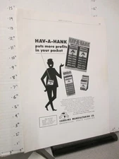 trade magazine ad 1958 HAV-A-HANK Carolina MFG Co handkerchief store display #2