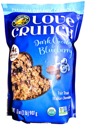 Nature's Path Organic Love Crunch Dark Choco Blue Berry Granola 32 Oz EXP 01/27