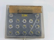 S-204 Kennametal 17 Piece 1/8"-3/8" Double Angle Collet Set with Extension USA