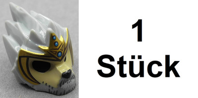 1x LEGO 11129pb05 Minifigur Zubehör Maske Legends of Chima Löwe AUFDRUCK