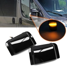 LED Side Wing Mirror Indicator Light Assembly For PEUGEOT BOXER DUCATO 2006-2020