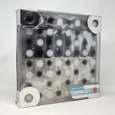 Karim Rashid Black White Chess Set Case Box Bozart With Defects Year 2001