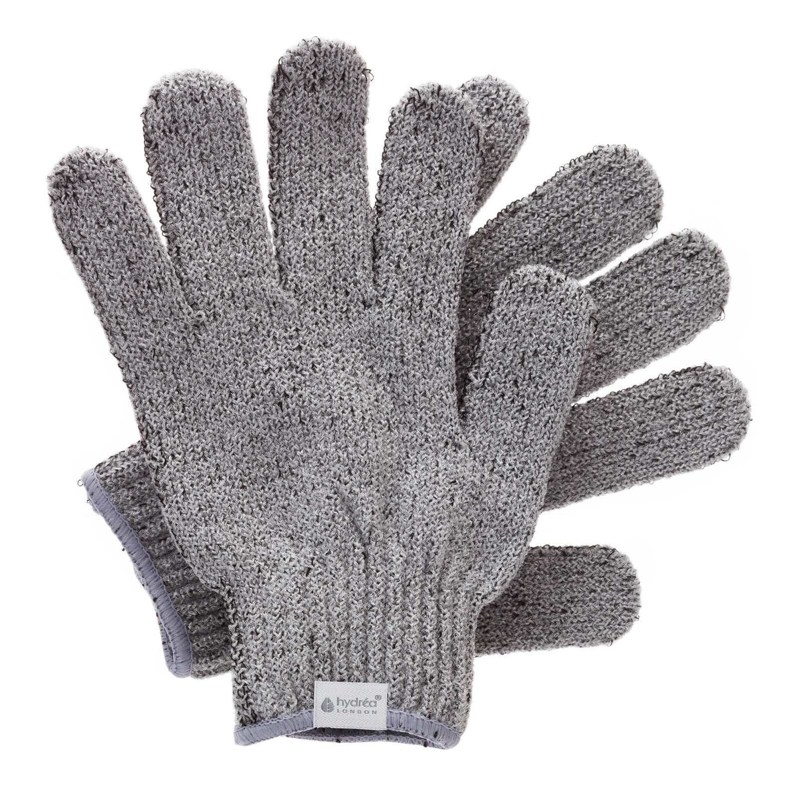 Hydréa London Carbonized Bamboo Exfoliating Gloves, Detox, Improved Skin Tone