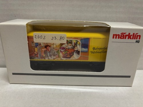 MÄRKLIN H0 Containertragwagen Weihnachtswagen 2002 94152 | Condition: Neu