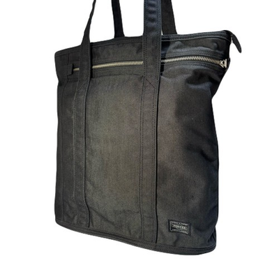 #ad PORTER SMOKY Tote Bag Black Cordura Duck Canvas Yoshida Japan $99.99