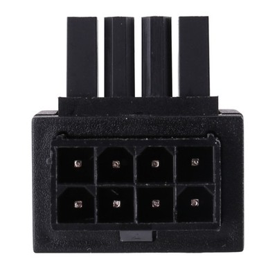 CPU 8Pin Female to Male Power Connector Adapter GPU PCIe 8Pin 90Degree Connector