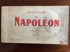 Vintage WWI era postcard booklet  :"Napoleon" .  20 POSTCARDS