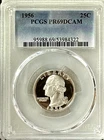 1956 PROOF WASHINGTON QUARTER PCGS PR69 DCAM, EXTREMELY RARE THIS **HANDSOME**!