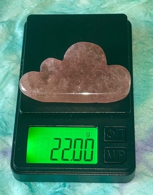       strawberry quartz small crystal cloud carving crystals reiki love 22g