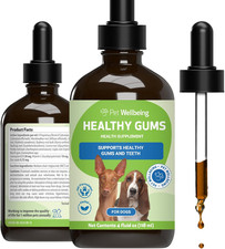 Healthy Gums for Dogs - Topical Drops for Oral Care, Dental Health Fresh Breat