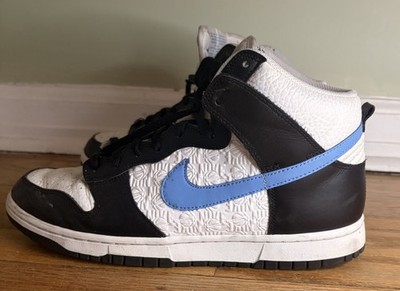 Nike Men\'s Blue Black White High-Top Athletic Sneakers Nike Air Revolution White Vivid Blue Black Mens Athletic  main image 2