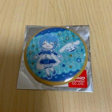 Madoka Magica Sanrio Miki Sayaka Can Badge Mini Character Holo Rare Used