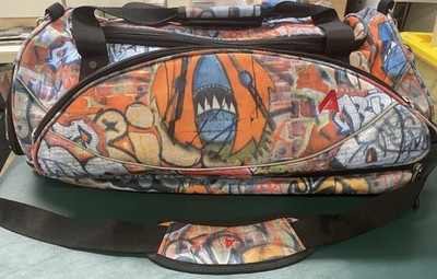 Athalon Street Graffiti 90 s Traveling Luggage Duffel Bag Backpack Convertible