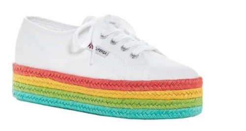 superga rainbow sneakers