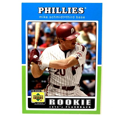 Mike Schmidt 2001 Upper Deck Decade 1970's #99 MLB HOF Philadelphia Phillies