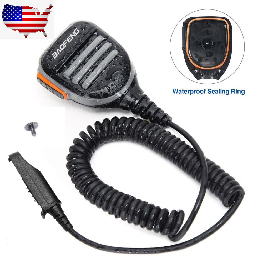 Waterproof Speaker Microphone For Baofeng UV-9R PLUS UV-9G UV-9R PRO Radios MIC-image