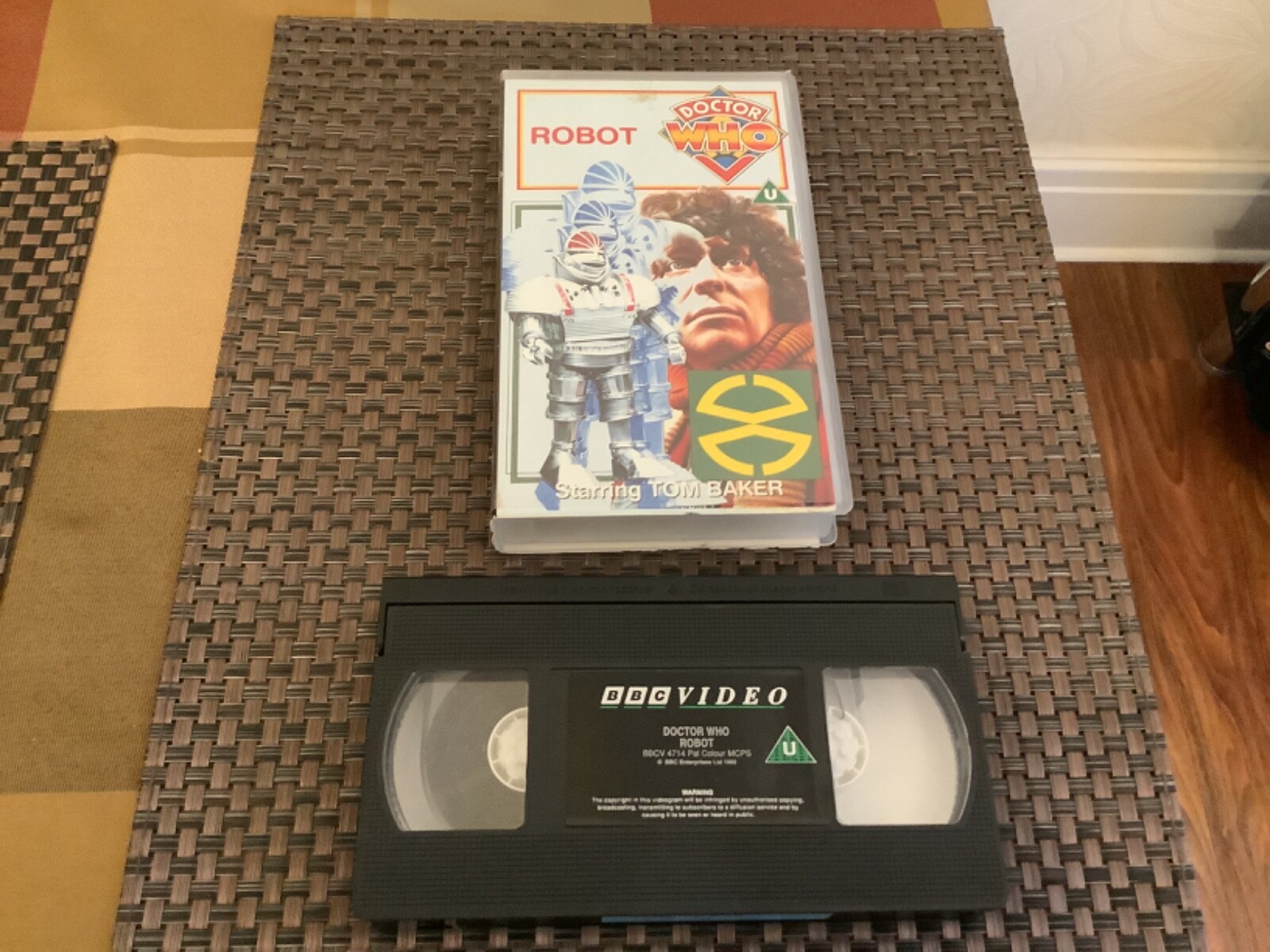 Dr who vhs tape robot Tom baker in vgc eBay