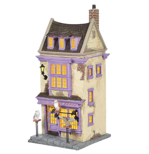 Department 56 Harry Potter Village Eeylops Owl Emporium & Wizarding Supplies Set - Picture 11 of 17
