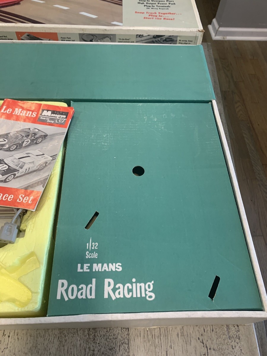 自動車 Monogram 1/32 Racing MGA Sports Car Vintage MONOGRAM 1/32nd Scale LEMANS Road Racing SLOT CAR