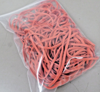 50 Pack 8-1/2'' x 1/8'' Rubber Bands for 23 to 32 Gallon Trash Can Bands