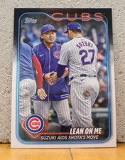 BASEBALL CARD TOPPS UPDATE SERIES 2024 CHICAGO CUBS SHOTA IMANAGA & SEIYA SUZUKI