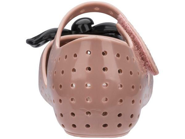 Genuine NEW Mini Melissa FURADINHA MINNIE in Pink/Black toddler size  5-12