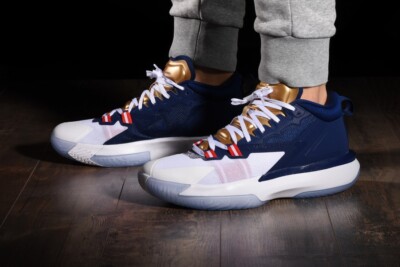 Jordan Zion 1  DA3130 401 Blue Void/University Red-White New Men's Size 10