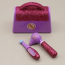 Doc McStuffins Replacement Medical Bag Small 2 Instruments Purple Glitter Small