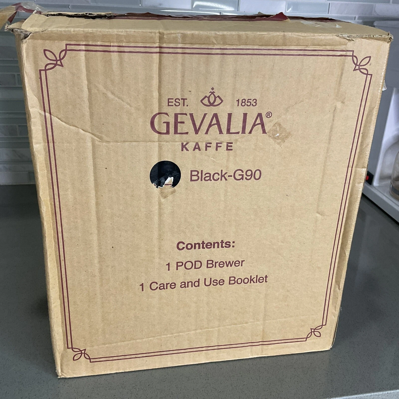 Gevalia G90 Coffee & Tea Pod Brewer Maker Black NEW In Box
