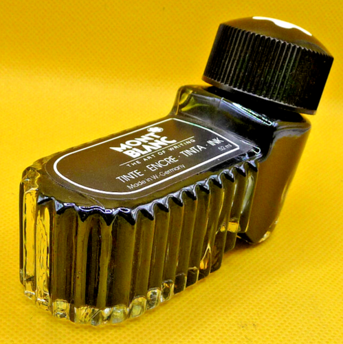 Montblanc Vintage black Ink in glass container--52 ml - Picture 3 of 4