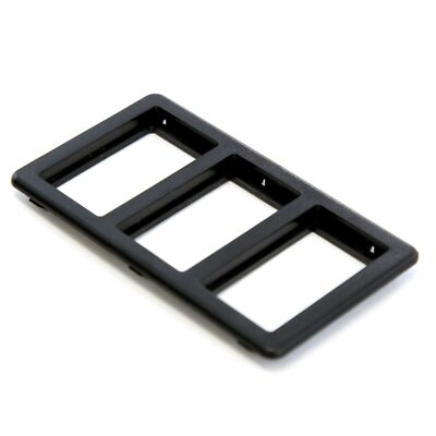 Switch Bezel 3-Slot Fits Jaguar XJS 89-96 Power Windows Sunroof or Convertible