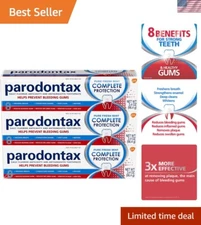 Mint Flavor Complete Protection Toothpaste - Three 3.4 oz Tubes for Optimal Care