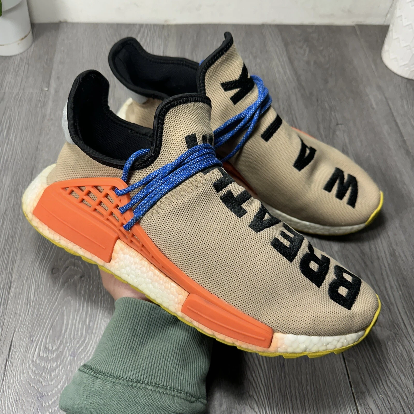 Adidas NMD Human Race Trail x Pharrell Breathe And Walk Sneakers Mens Size 13