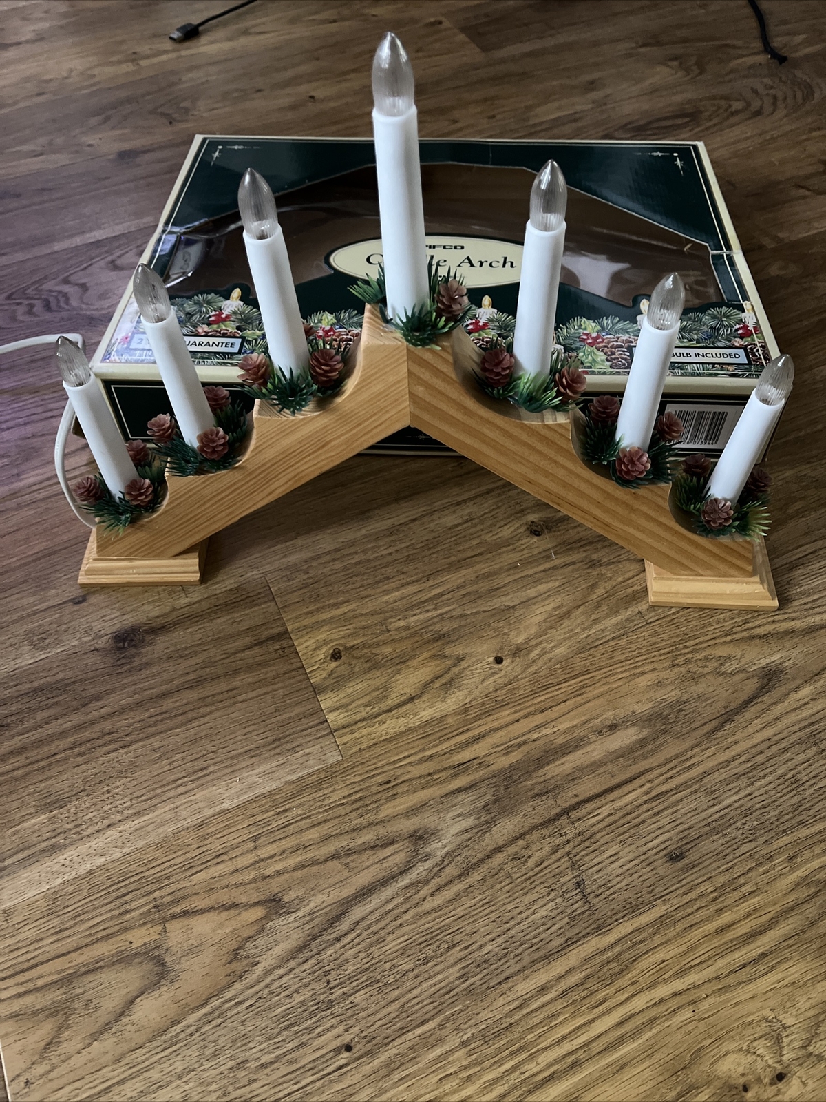 Vintage Pifco Candle Arch Christmas Lights eBay